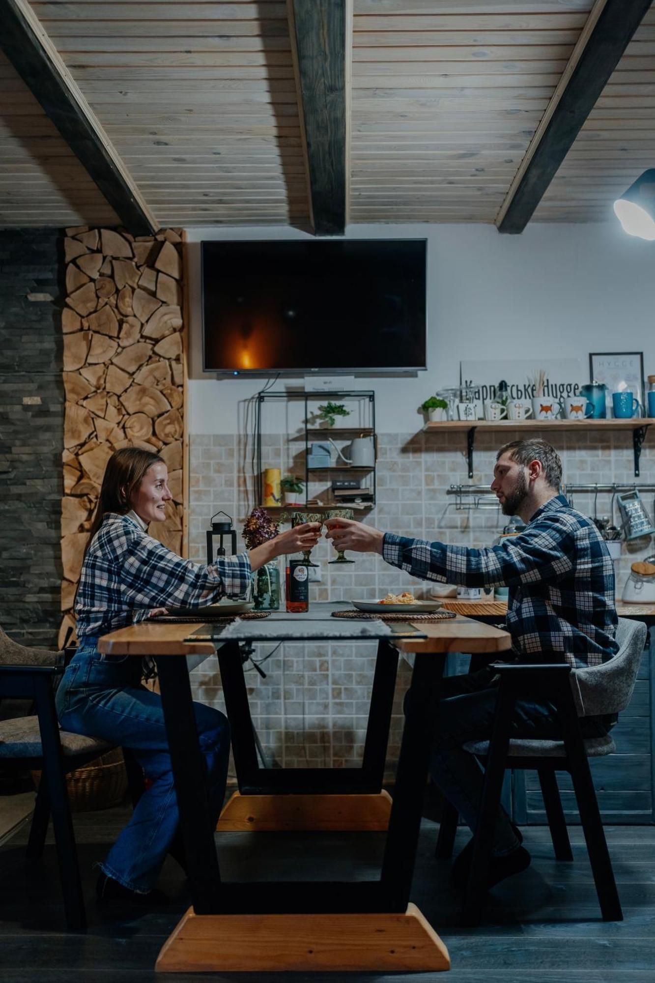 Карпатське Hygge Котедж Для Двох З Чаном-Джакузі У Горах Slavske Exterior photo